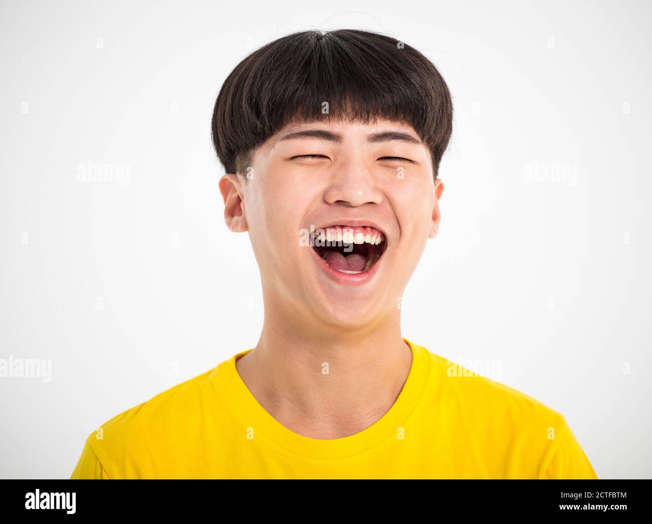 Portrait happy teenager boy hi-res stock photography and images - Alamy