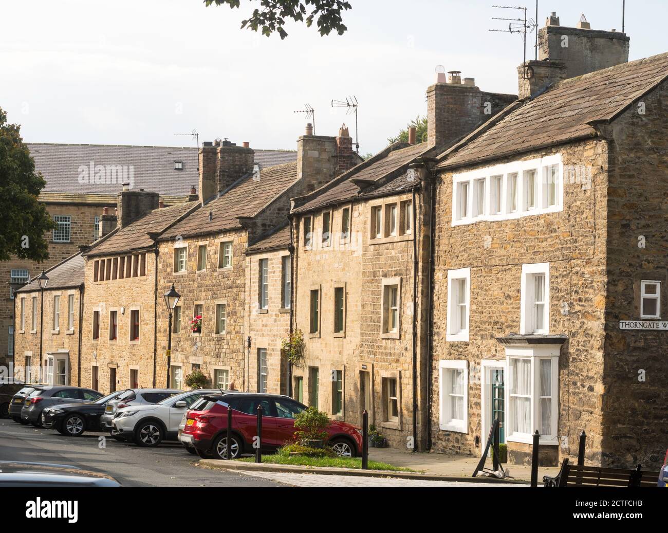 A row of 18th and early 19th century weavers houses or cottages in