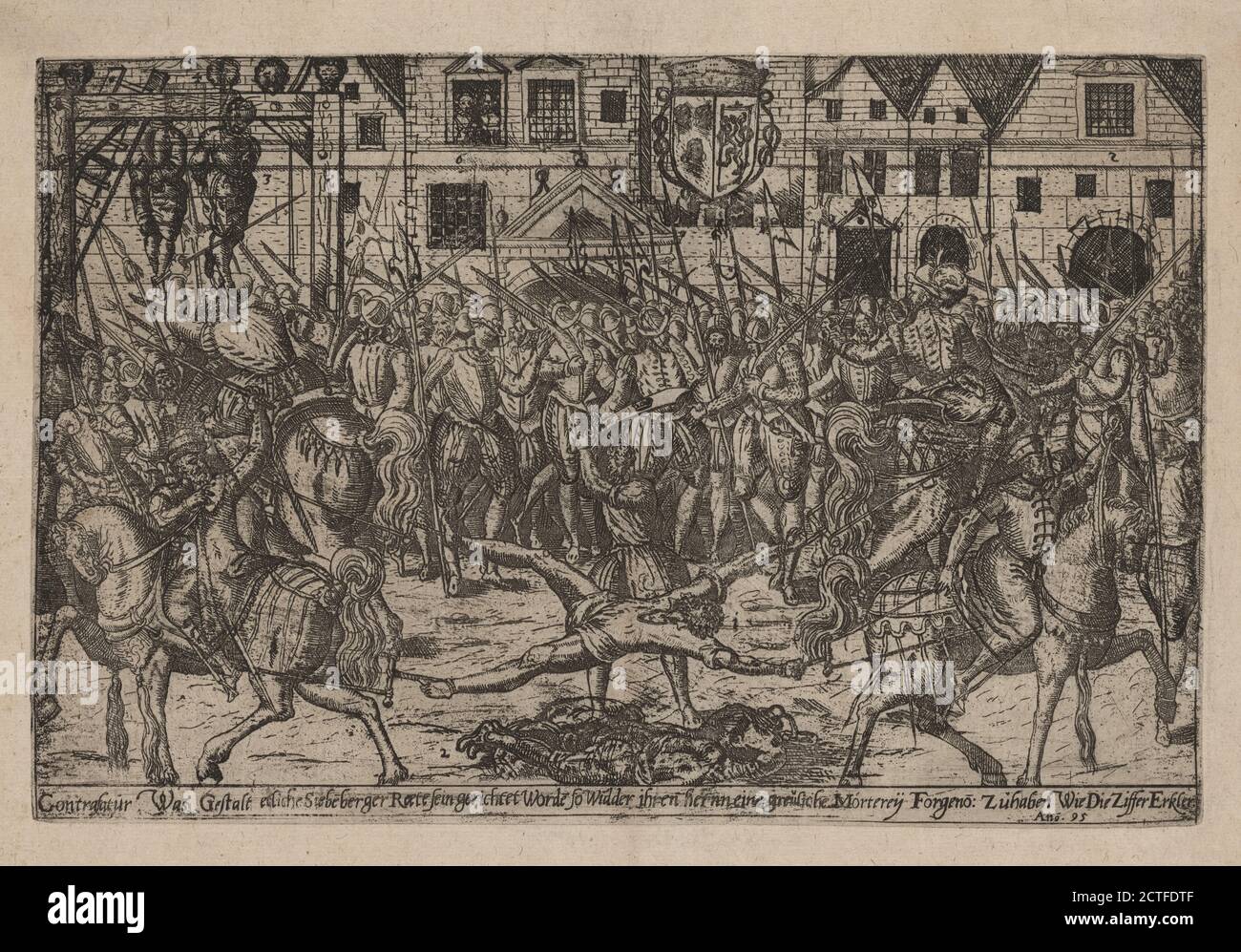Contrafatur Was Gestalt etliche Siebeberger Raete..., still image, Prints, 1595, Anonymous Stock Photo