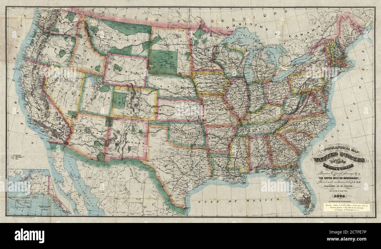 Topographical map, United States and territories, cartographic, Maps 