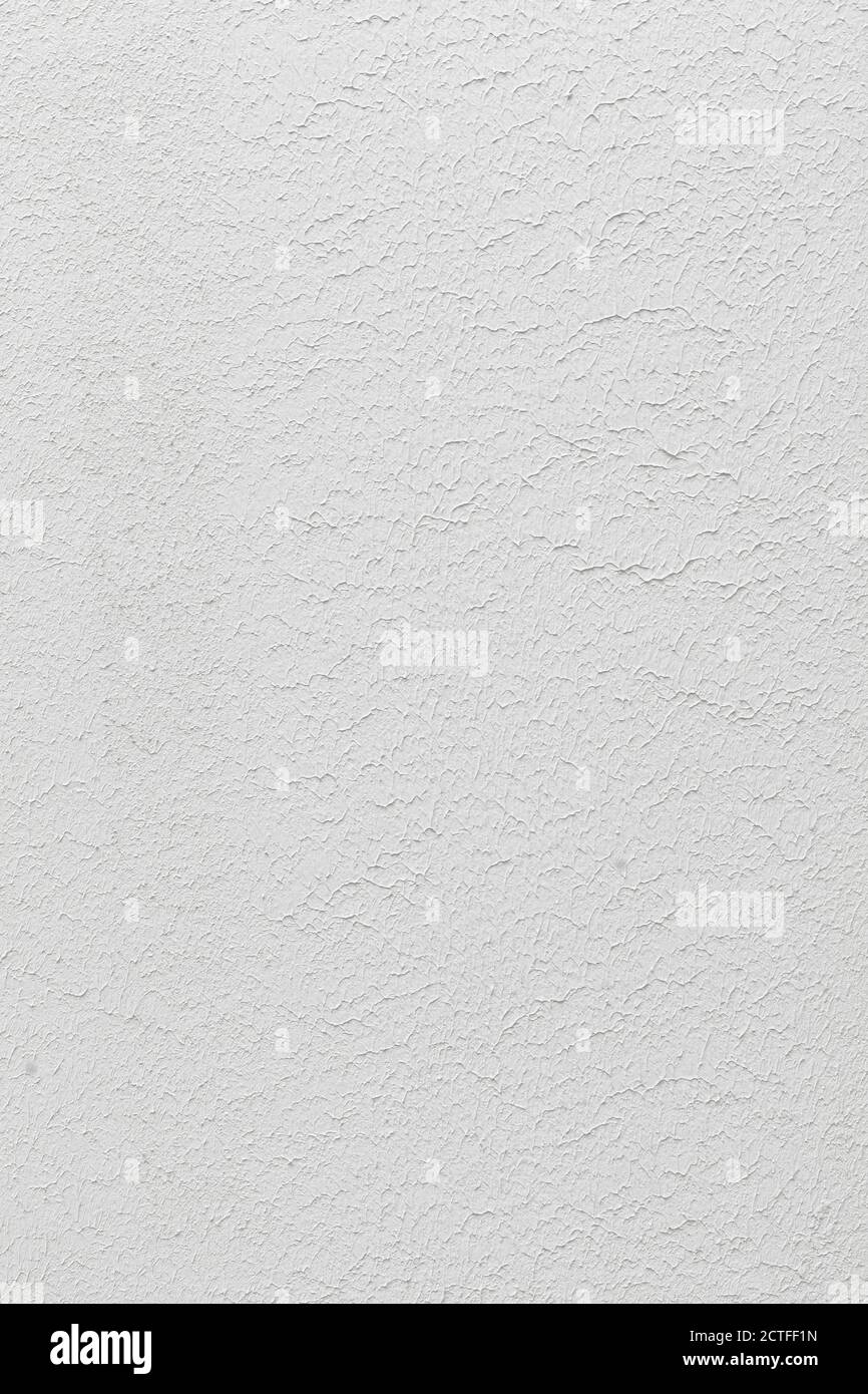 Blank concrete wall white color for texture background Stock Photo