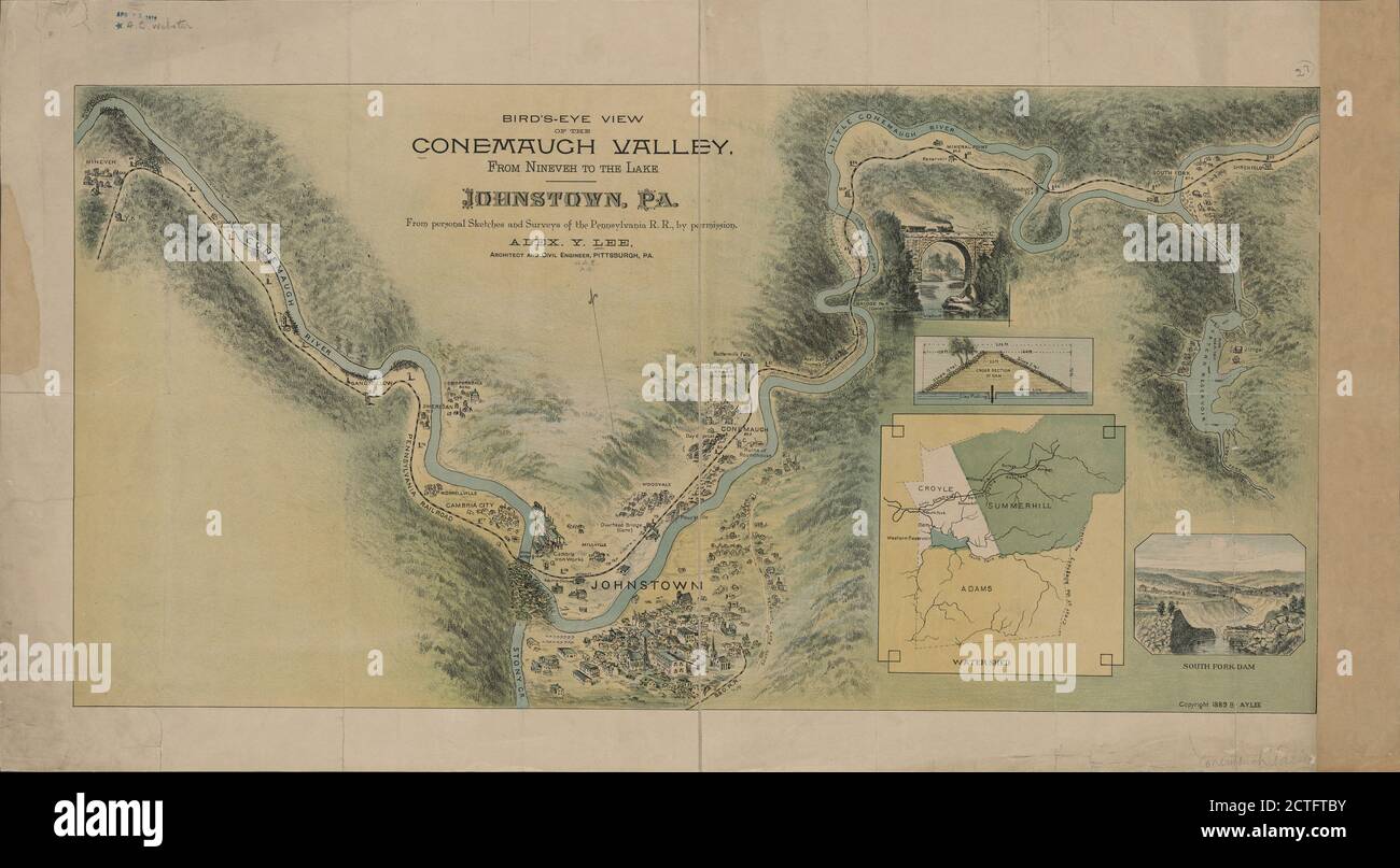 Birds eye view conemaugh valley hires stock photography and images Alamy