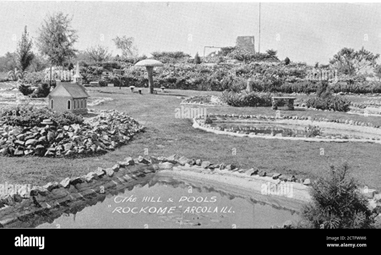 The Hill and Pools at Rockome near Arcola IL Stock Photo Alamy