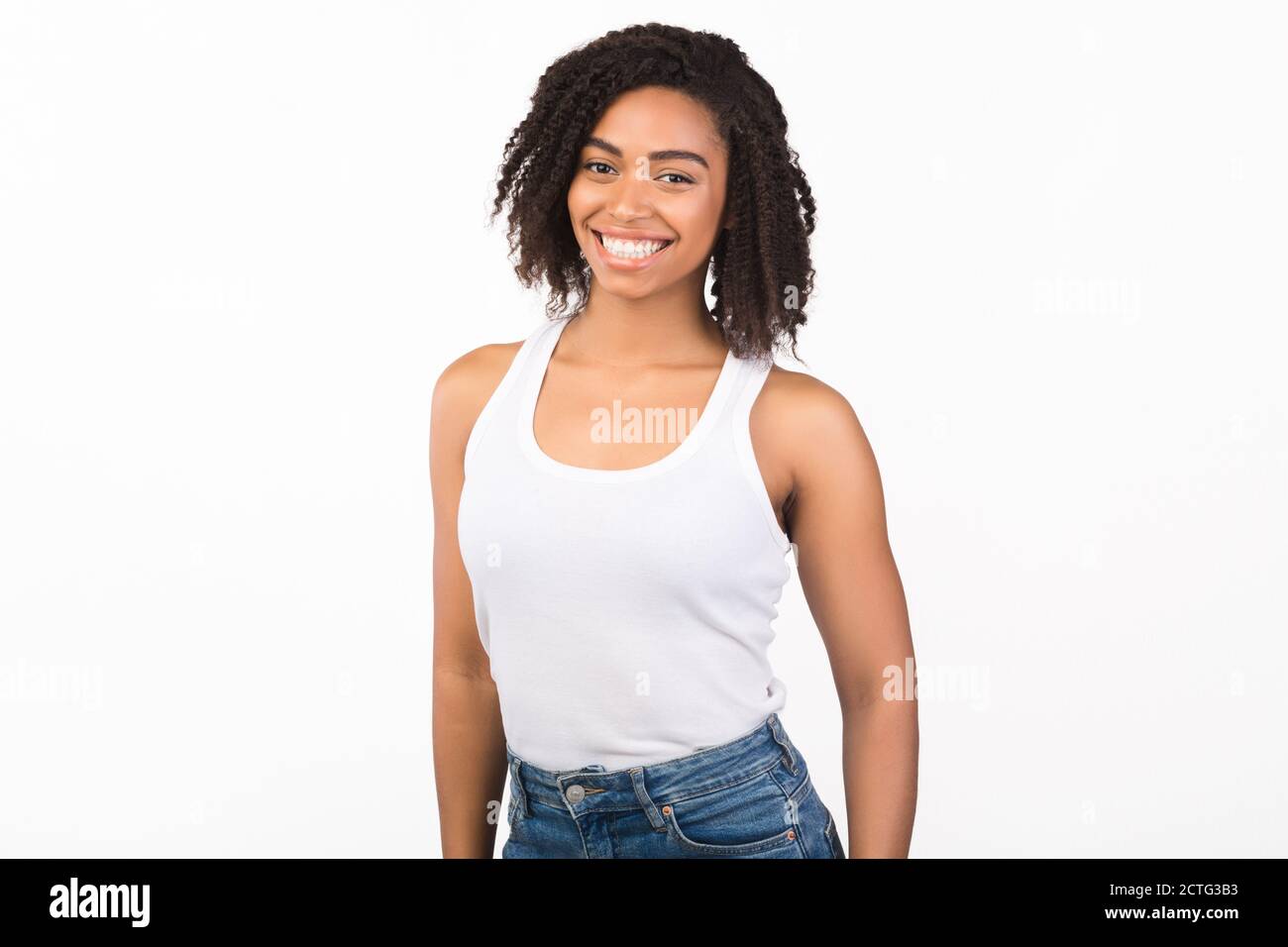 Close up portrait of beautiful black girl Stock Photo - Alamy