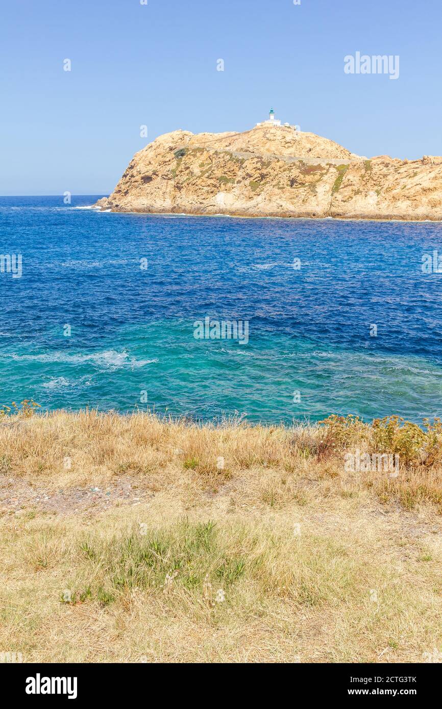 Ile rousse rock lighthouse hi-res stock photography and images - Alamy