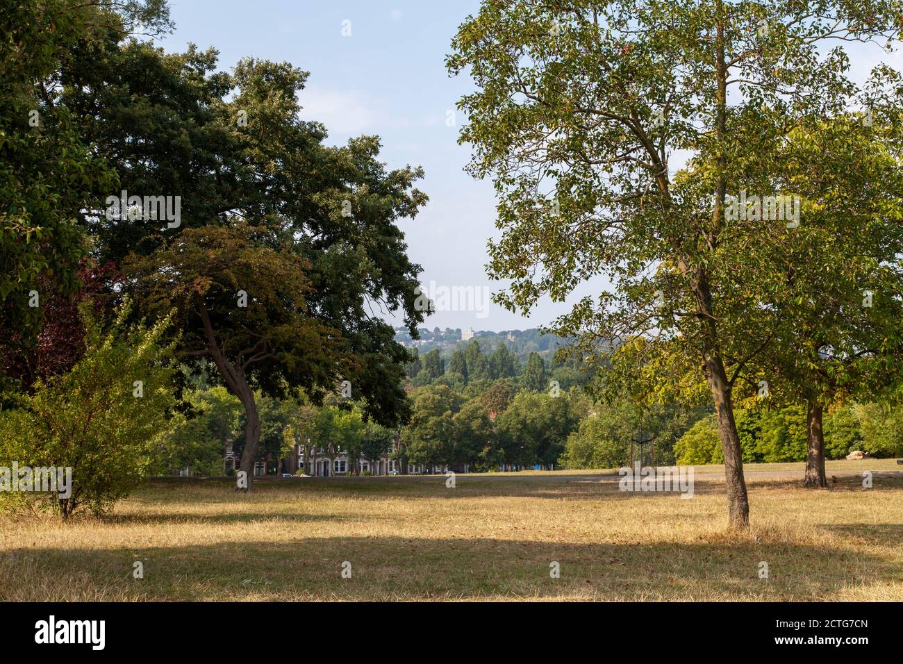View from Hilly Fields park, Brockley, Lewisham, London Stock Photo Alamy