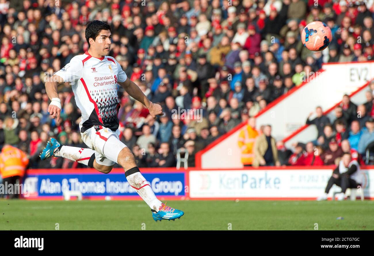 Luis Suarez  AFC Bournemouth v Liverpool FA CUP Round 4   PHOTO CREDIT : © MARK PAIN / ALAMY Stock Photo