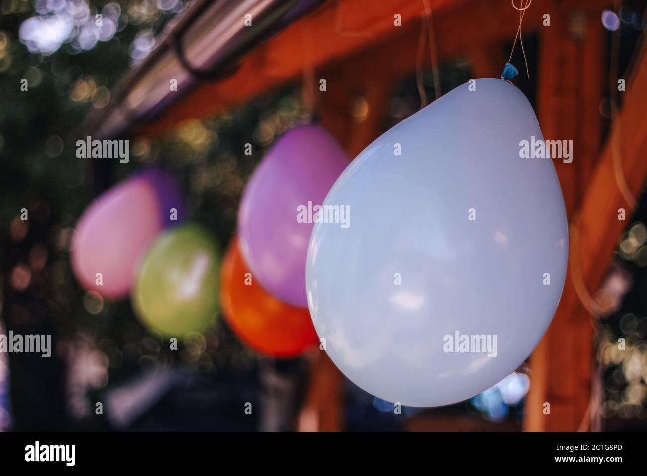 Birthday party decoration in Humpolec, Czech Republic, on June 29, 2020. (CTK Photo/Martin Macak Gregor) Stock Photo