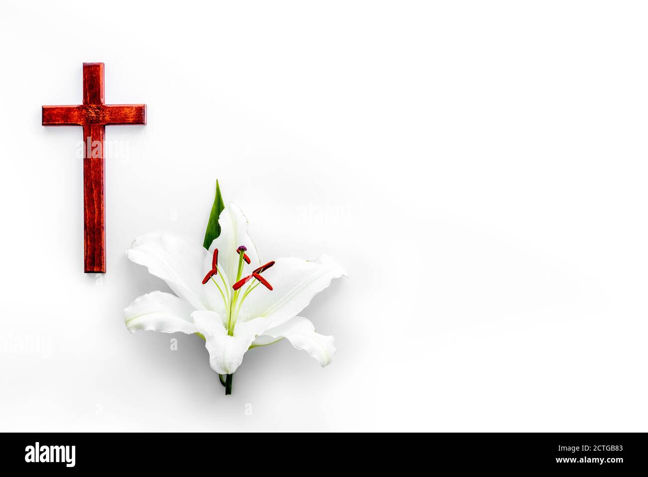 Funeral Background Graphics With Cross