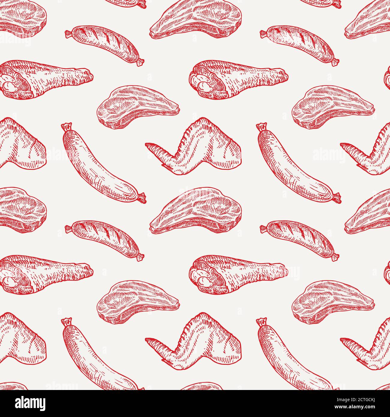 Drumstick meat vector sketch Stock Vector Images - Alamy