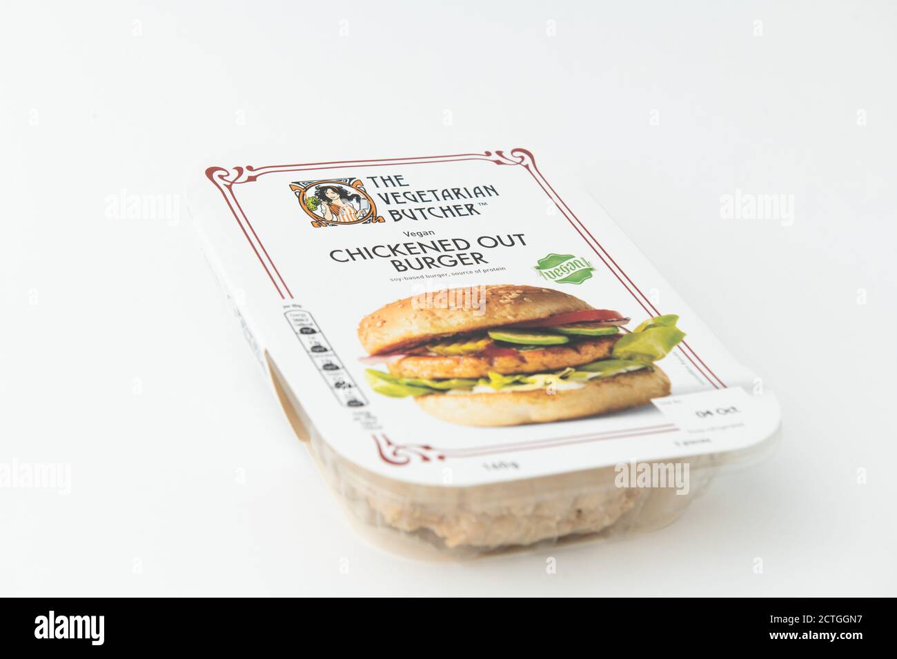 chickened out burger Stock Photo