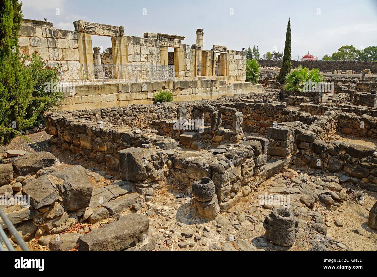 Ruins of the ancient forth Century CE synagogue uncovered on site at ...