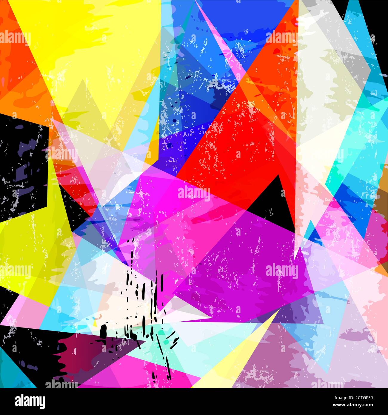 Structure triangles vertical Stock Vector Images - Alamy