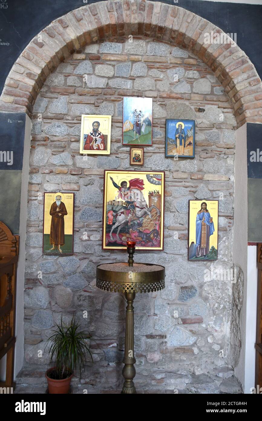 Bivongi RC Monastero grecoortodosso di San Giovanni Theristis Stock