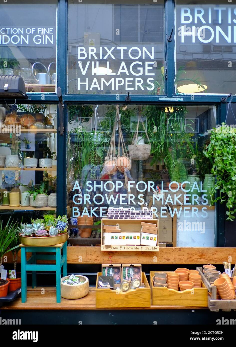 Brixton Village Shop Front, Brixton Market, Brixton, South London Stock