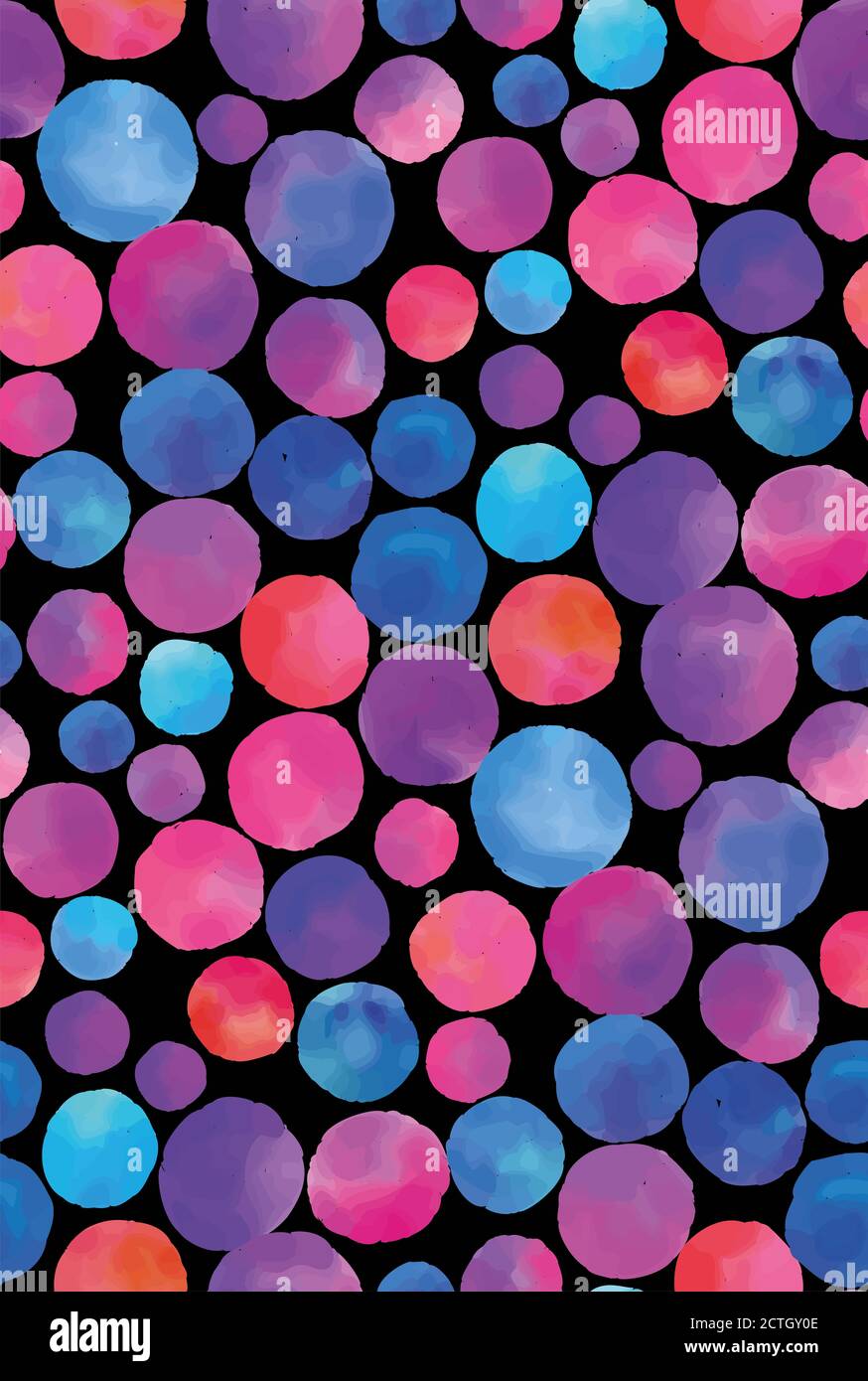 Rainbow Polka Dots Stock Photo - Alamy