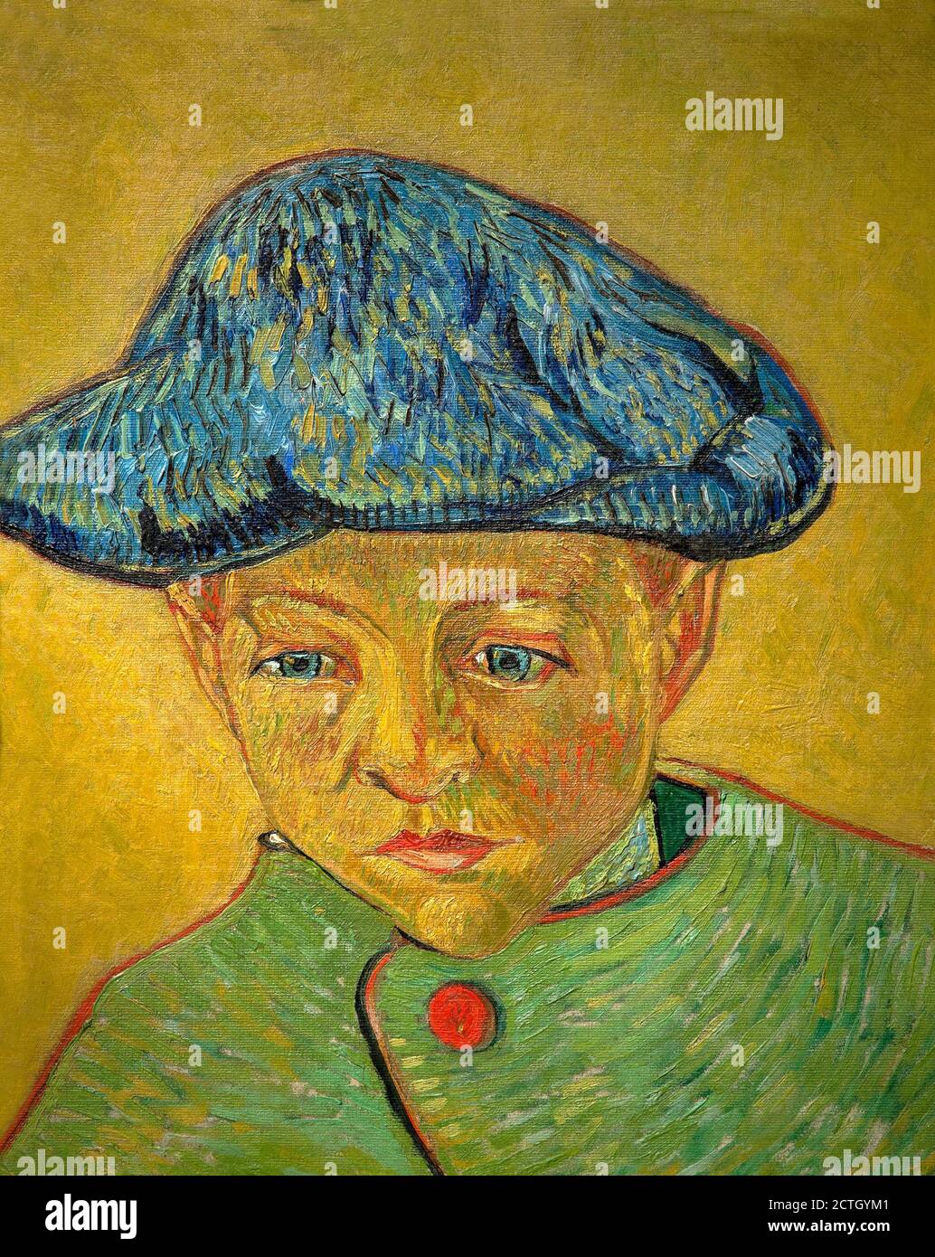 Vincent Van Gogh. 1853 1890. Portrait of Camille Roulin 1888. oil painting on canvas cm 43 2 x 34 9 Stock Photo Alamy