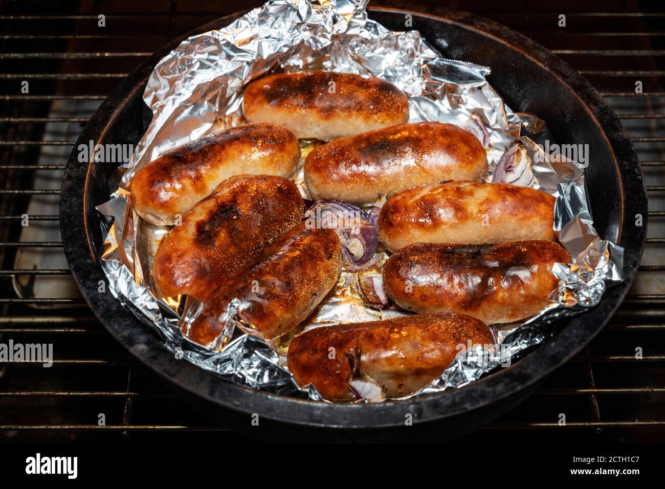 British pork sausages Stock Photo Alamy