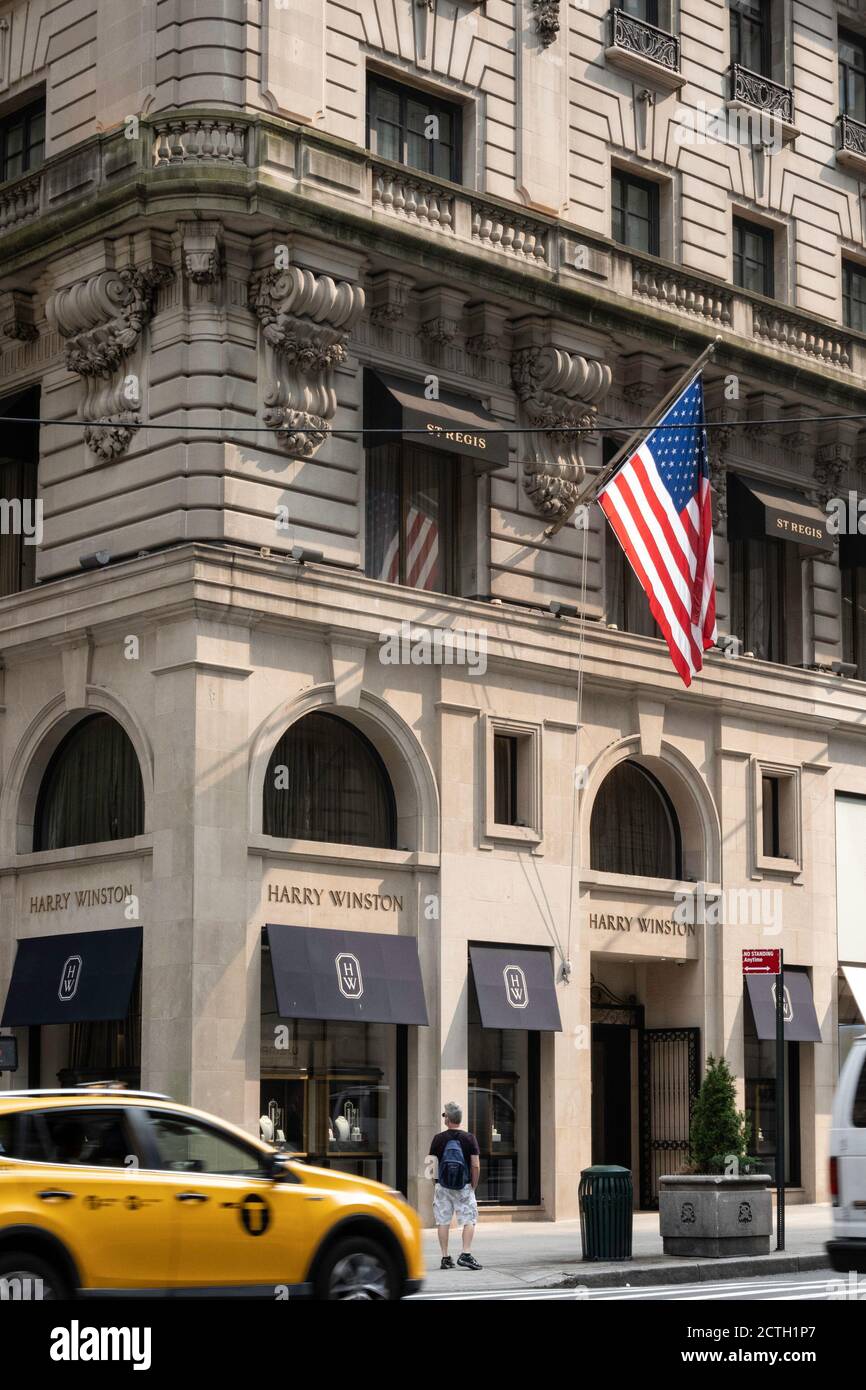 Harry Winston Fifth Avenue Store is located in the St. Regis Hotel, New