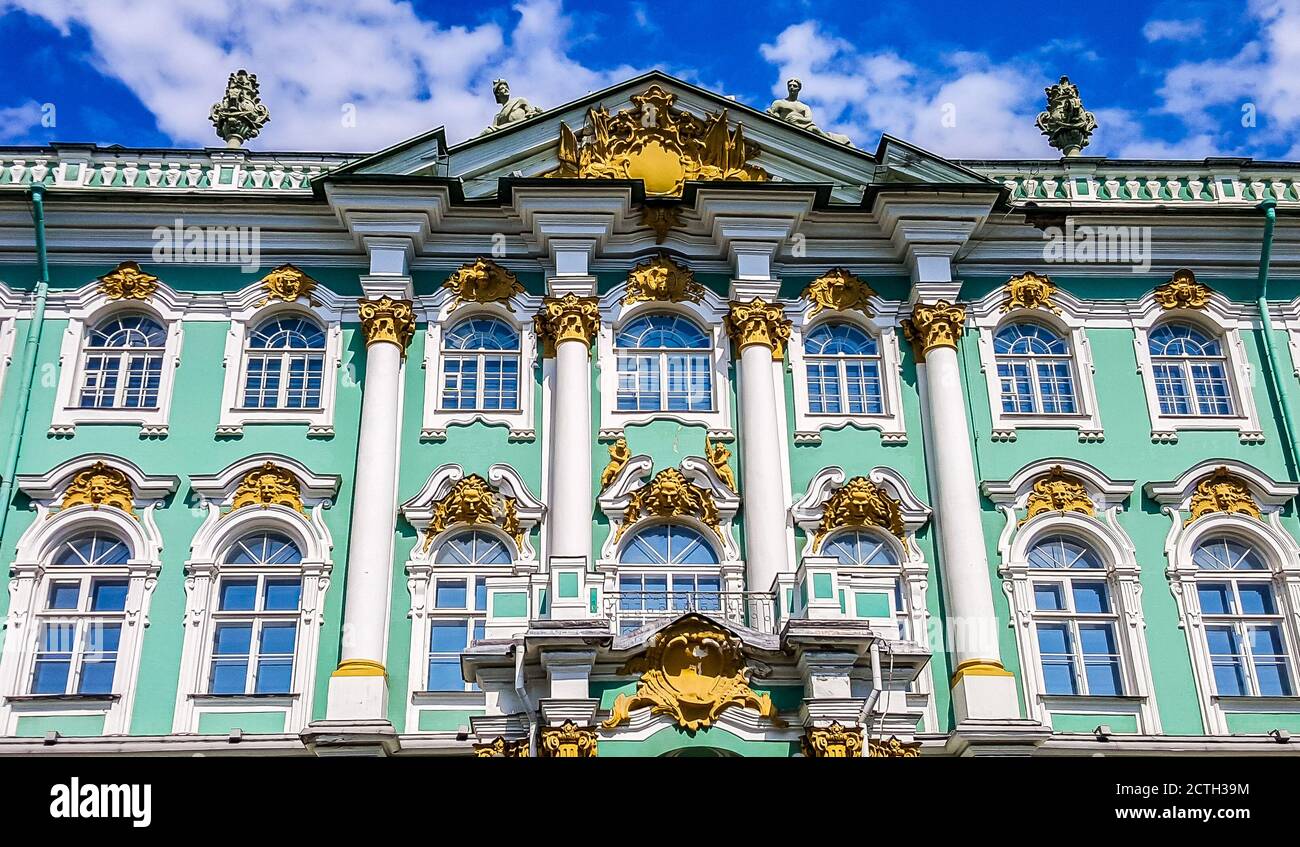 Winter Palace. The State Hermitage Museum. St. Petersburg, Russia Stock Photo