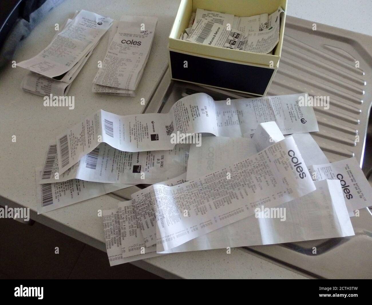 Coles receipt hires stock photography and images Alamy