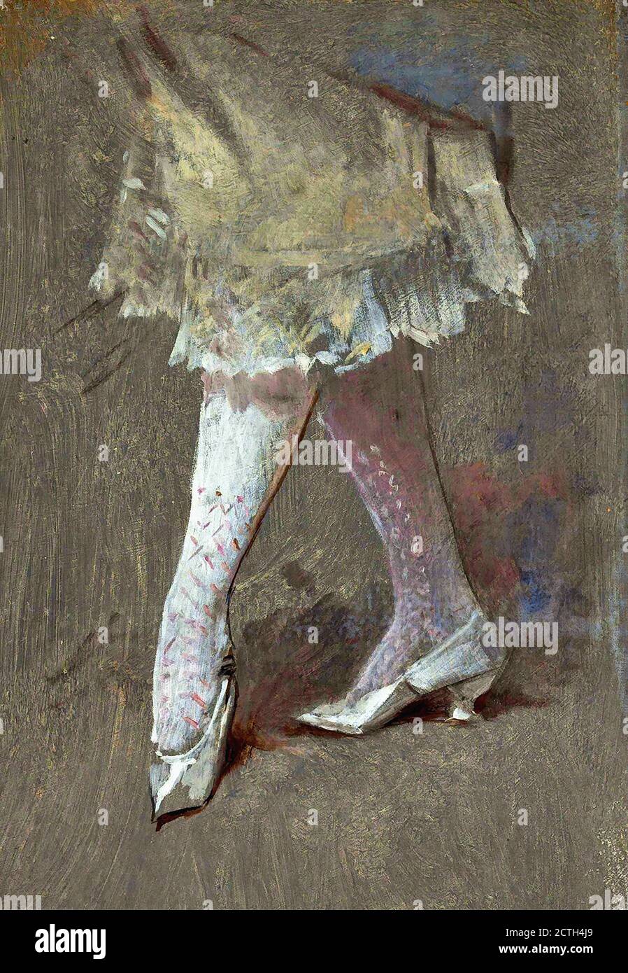 dutch stockings Kaemmerer Frederik Hendrik - White Stockings - Dutch School - 19th Century  Stock Photo - Alamy