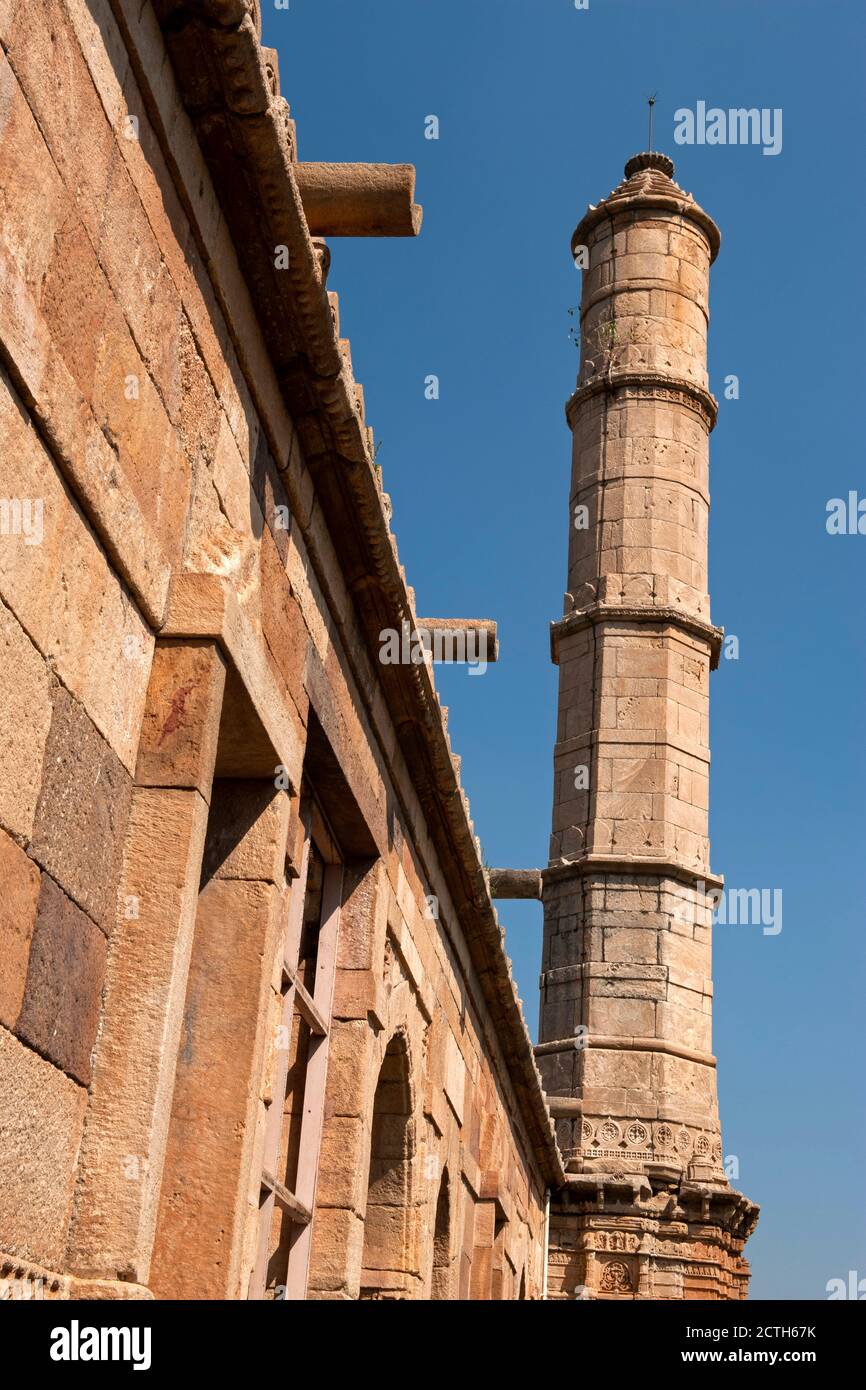The Saher ki Masjid, Champaner-Pavagadh Archaeological Park, UNESCO World Heritage Site, Gujarat, India. Stock Photo