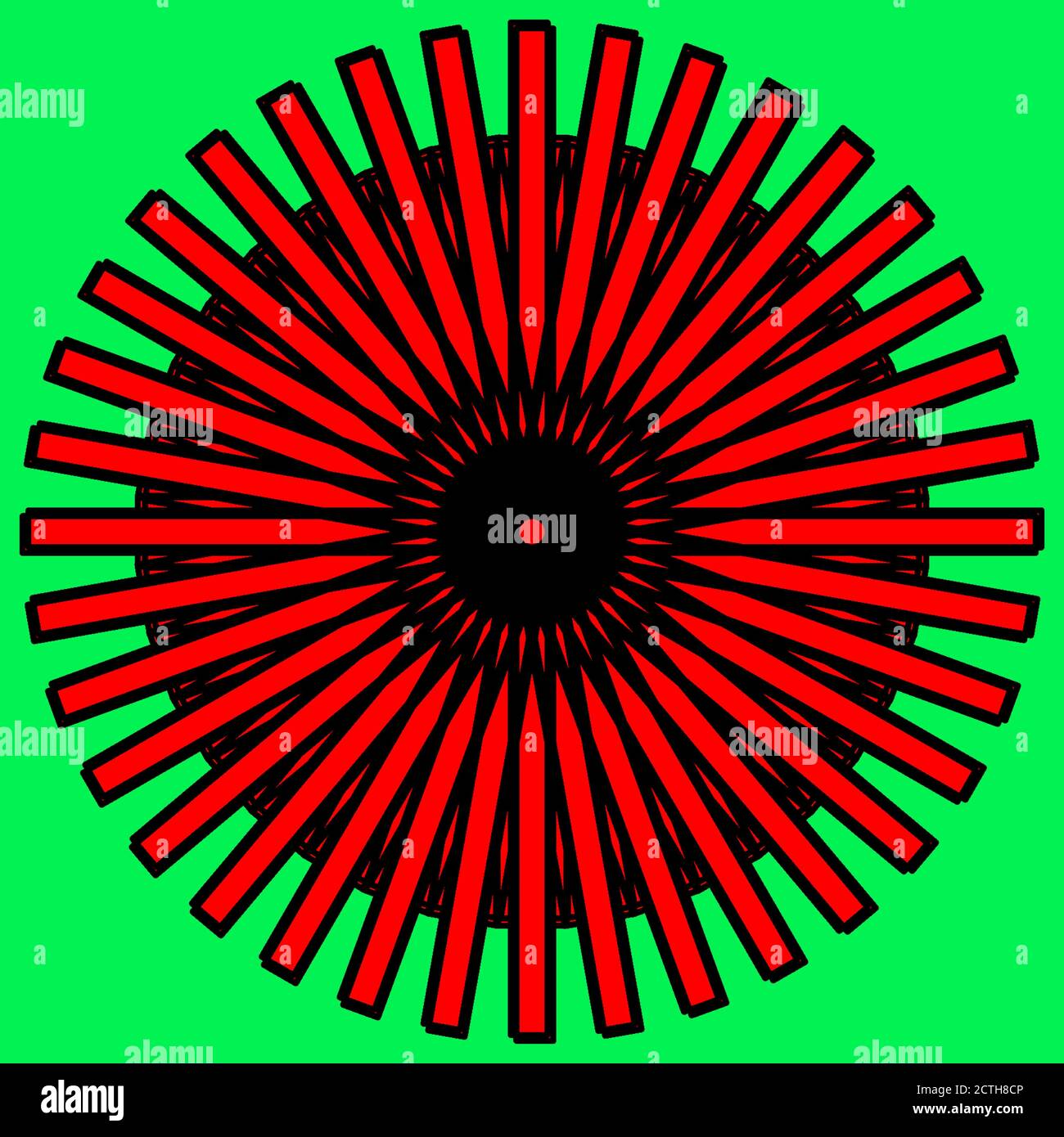 Colorful circular spikes design abstract images for multipurpose use ...