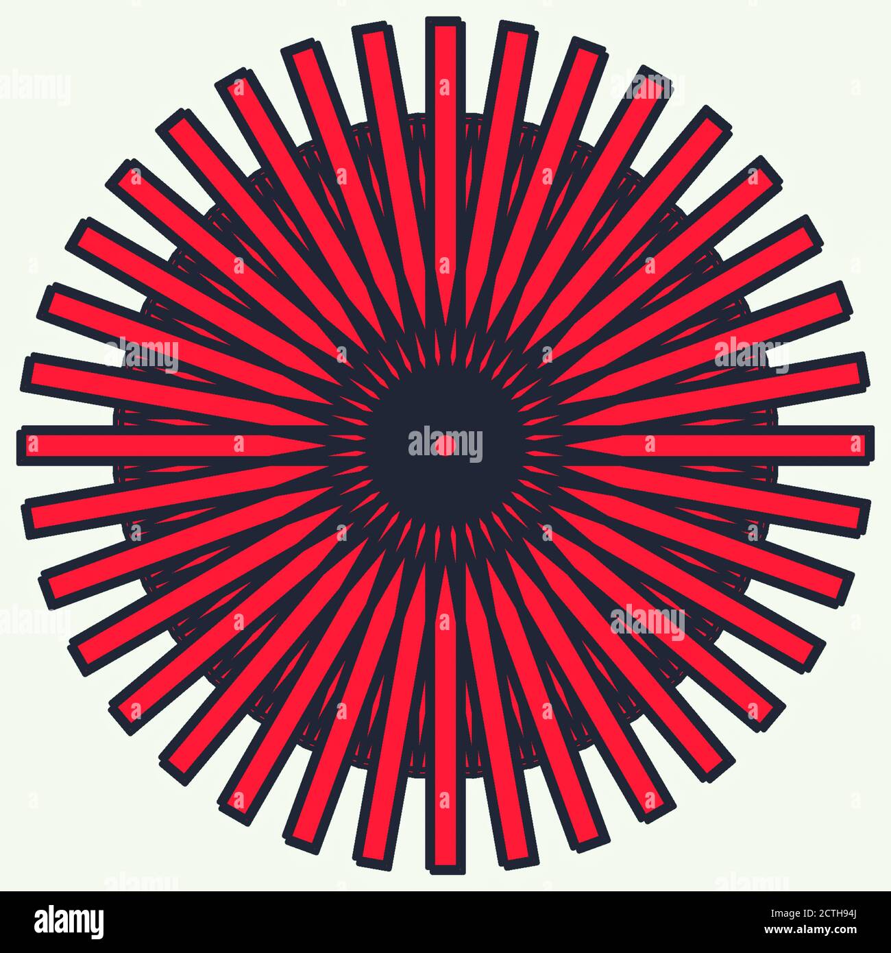 Colorful circular spikes design abstract images for multipurpose use ...