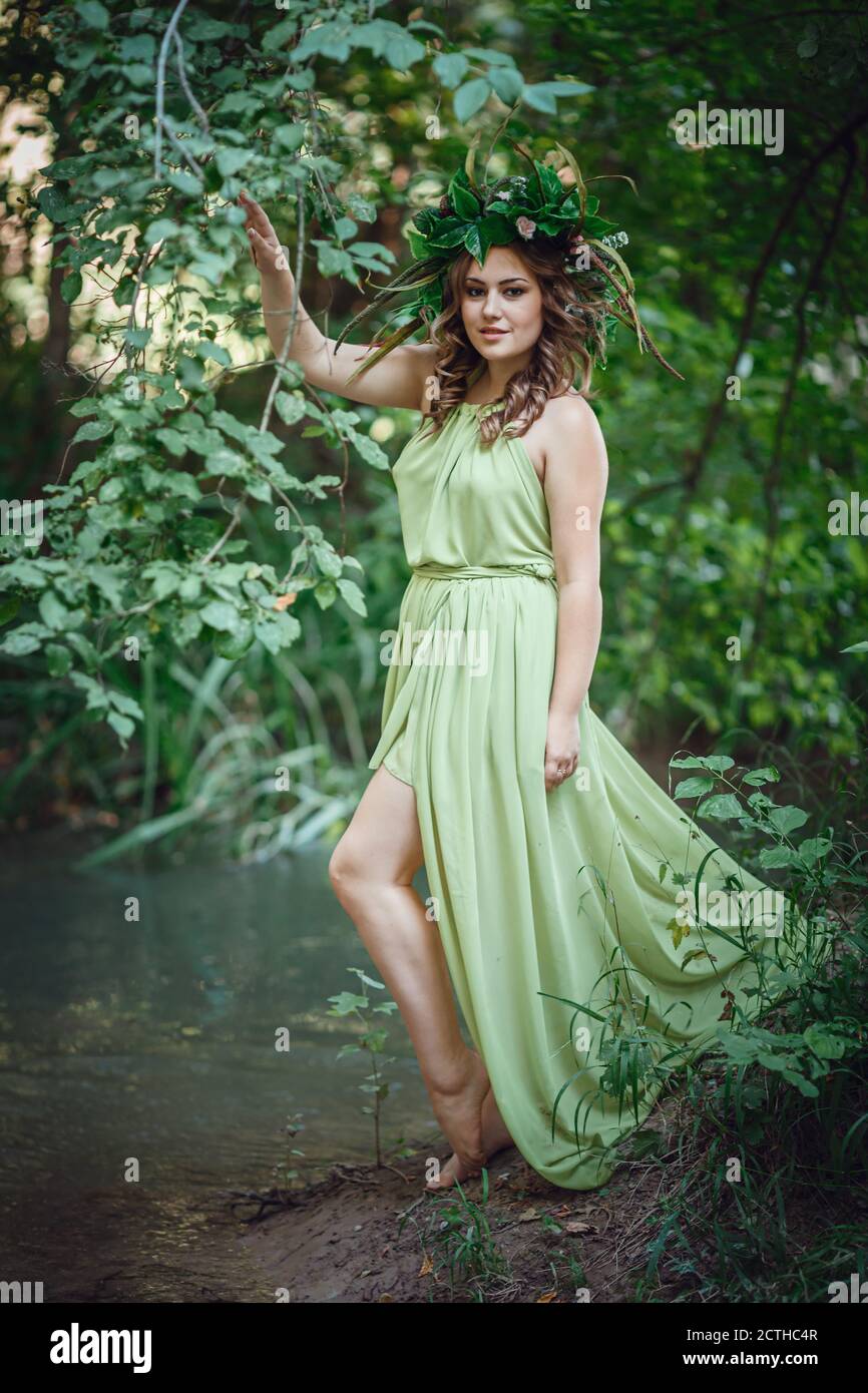 green emerald velvet dress The Pique Opal Dress in Grass Green Xs