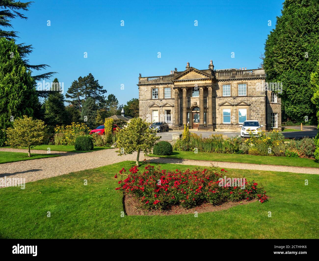 Conyngham Hall a grade II star listed building in Knaresborough North Yorkshire England Stock Photo