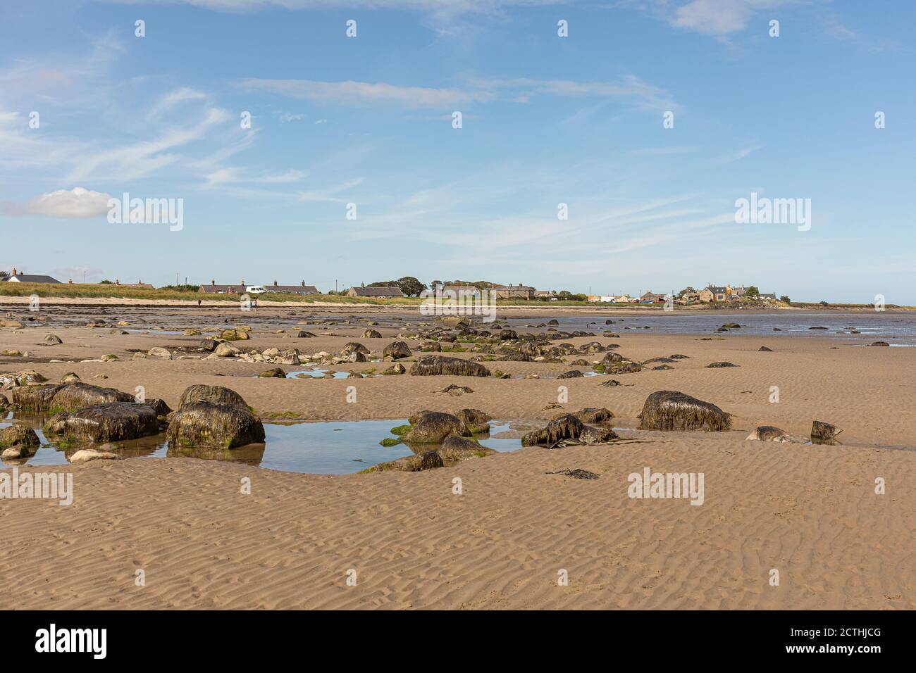 Boulmer Northumberland Stock Photo