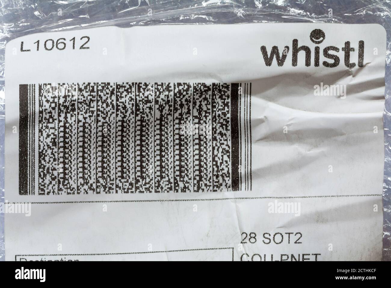bar code bar-code barcode close up with whistl Stock Photo
