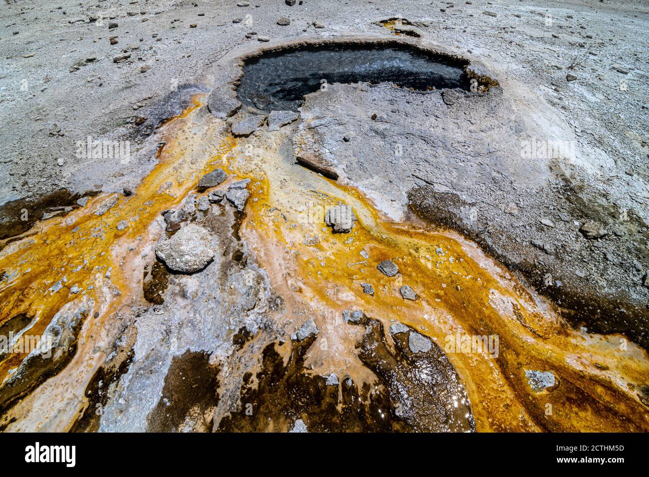 Ear Spring, Upper Geyser Basin Area, Yellowstone National Park Stock ...