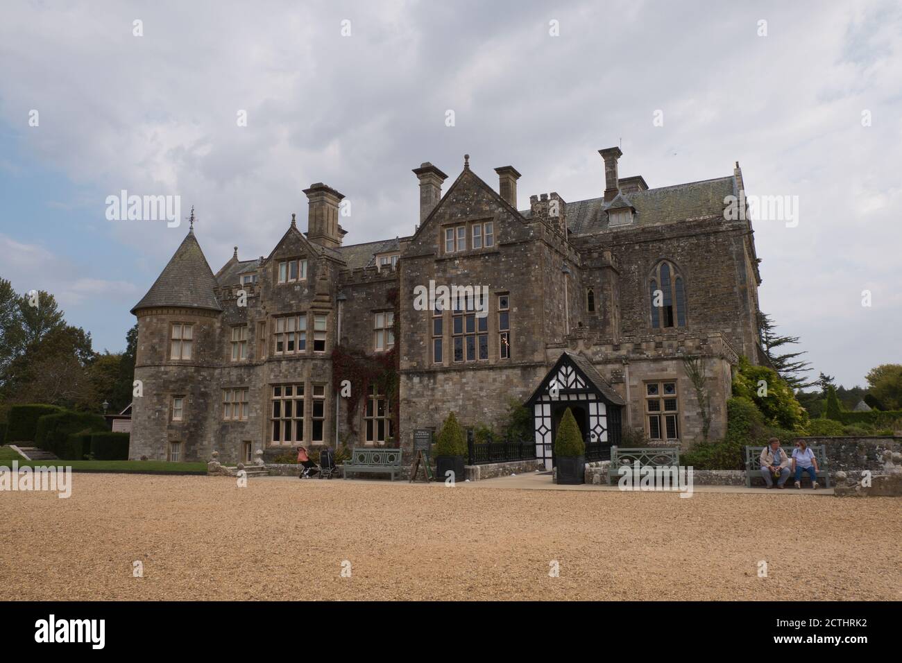 Exterior of Palace House in Beaulieu Hampshire England Stock Photo