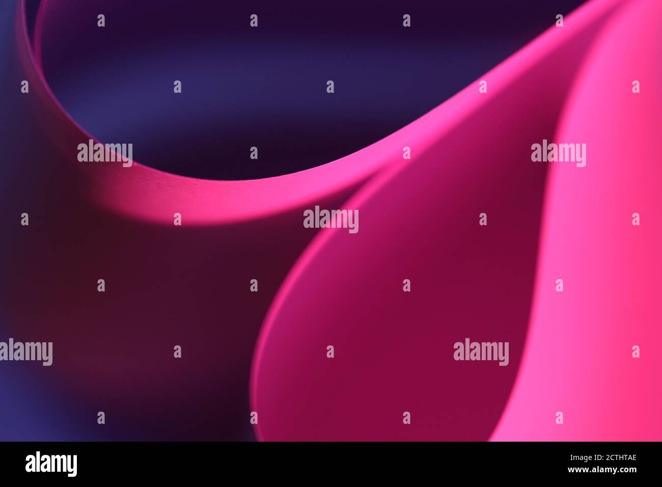 The abstract picture of curved paper in vivid colours Stock Photo - Alamy