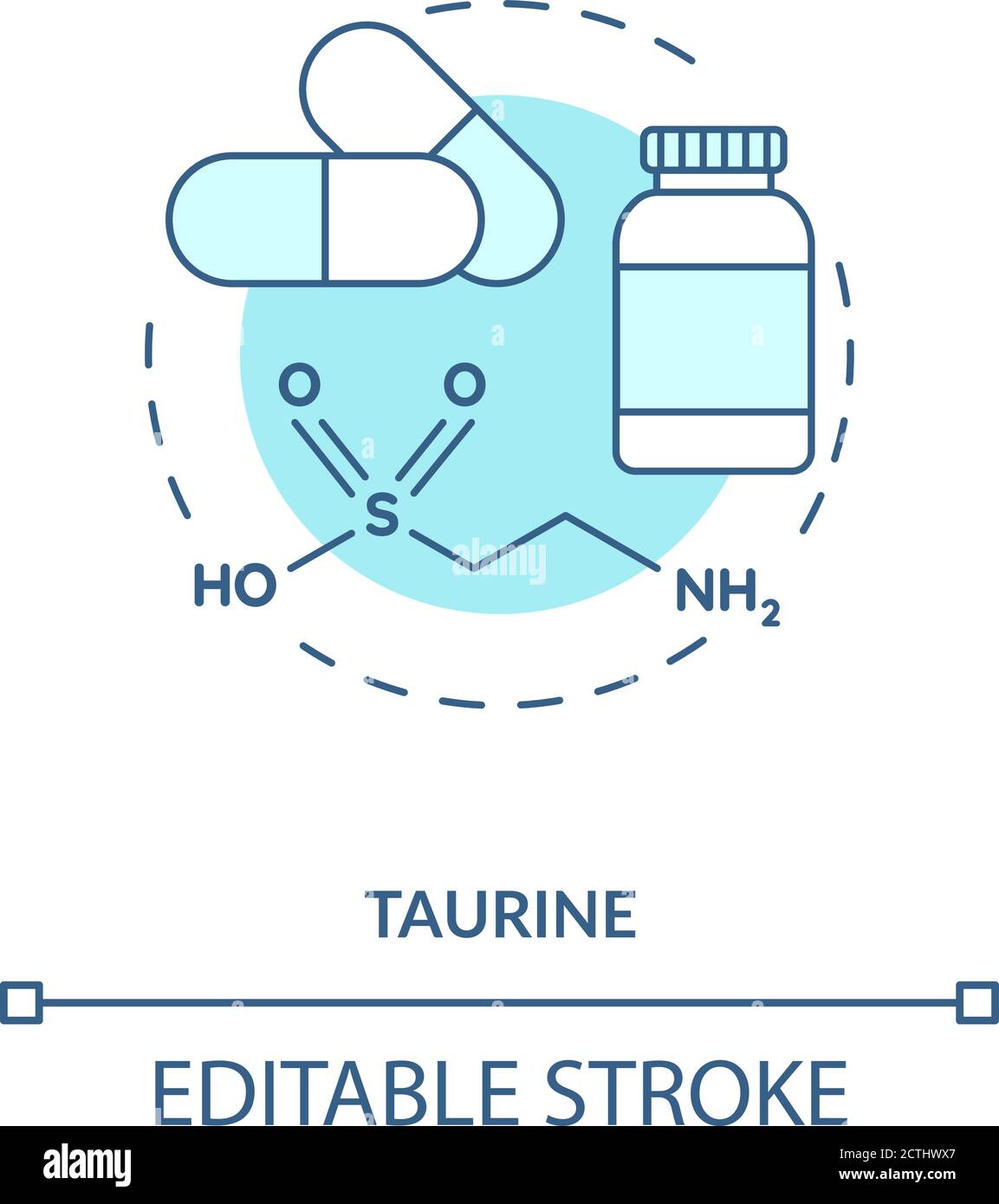 Taurine concept icon Stock Vector Image & Art Alamy