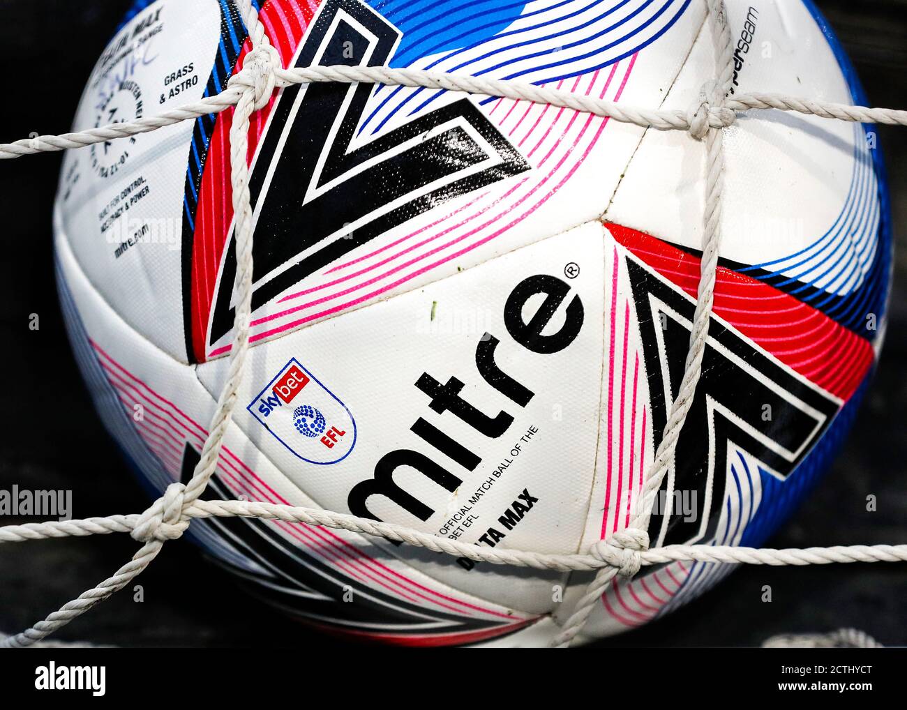 Mitre Delta EFL 2020/21 Replica Training Football Soccer Ball White/Blue/Red 