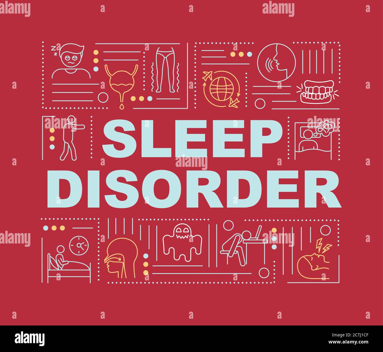 Sleep disorder word concepts banners Stock Vector Image & Art Alamy