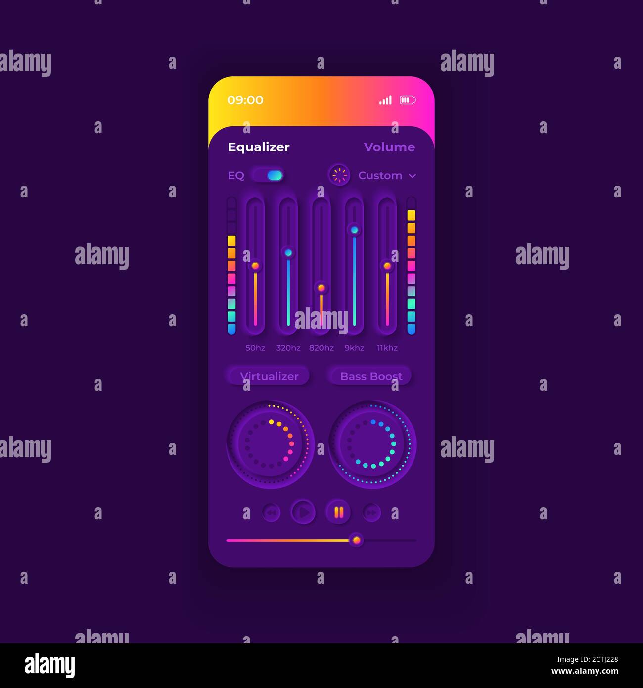 Parametric equalizer Stock Vector Images Alamy