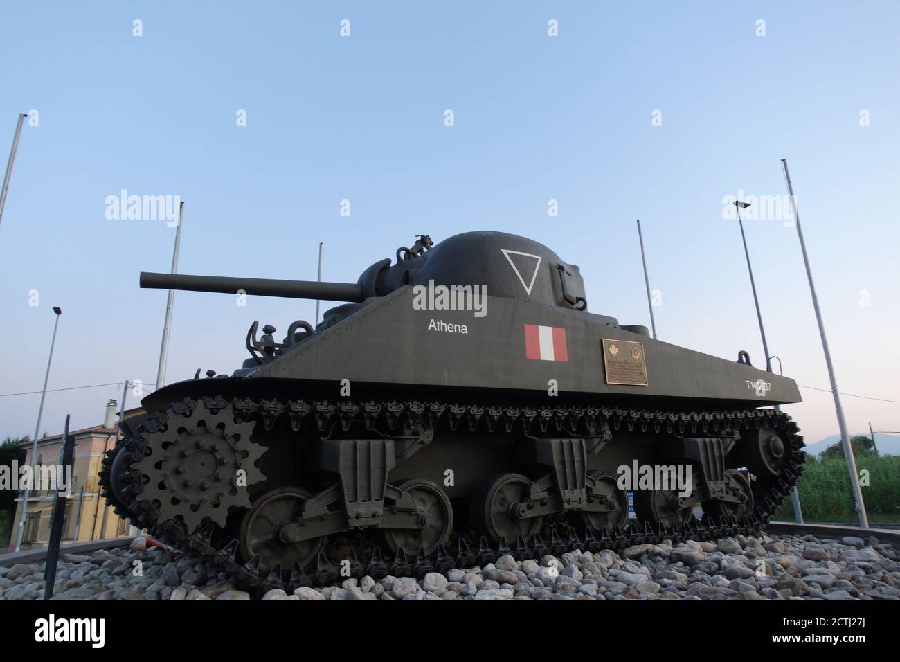 Canadian “Shermann” tank, used during the battle of Ortona in 1943