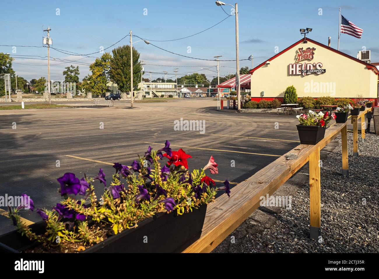 Liverpool, New York, USA. September 23, 2020. View of the Syracuse