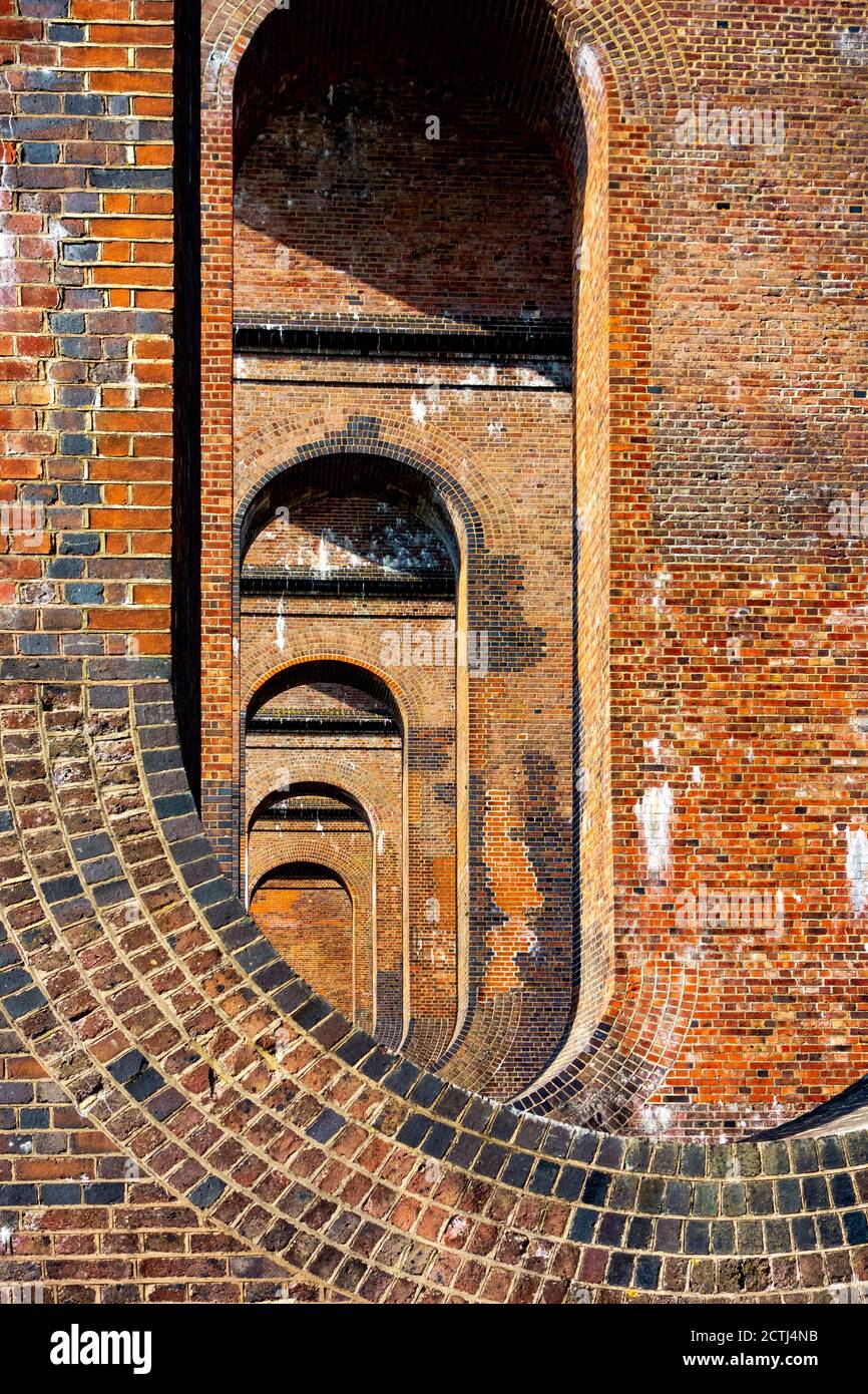 Ouse Valley Viaduct arches Stock Photo