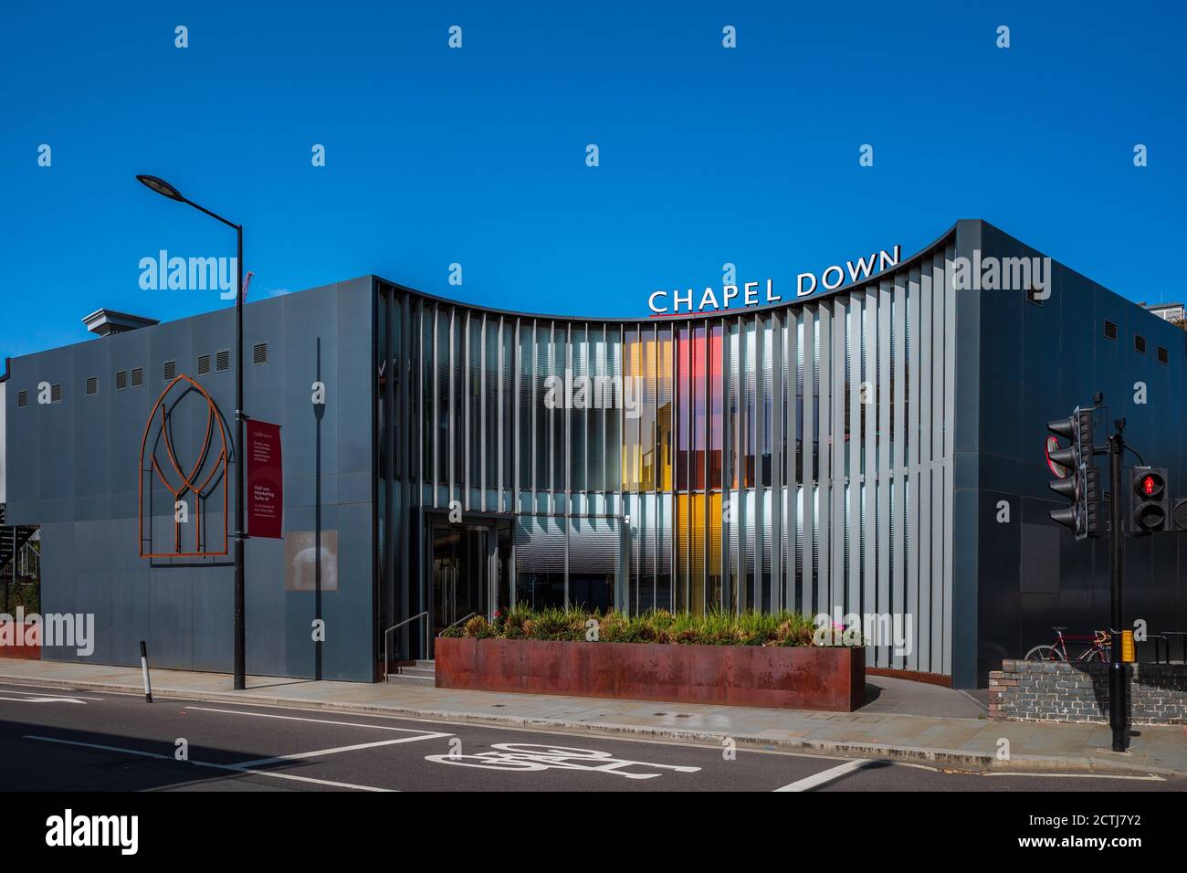 Chapel Down Gin Works & restaurant near Kings Cross Station in Central London Stock Photo