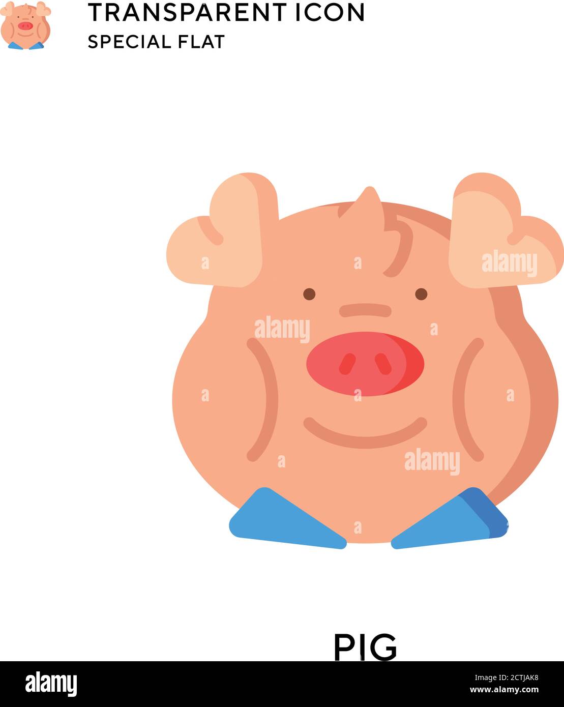 Festival food meat pig Stock Vector Images - Alamy