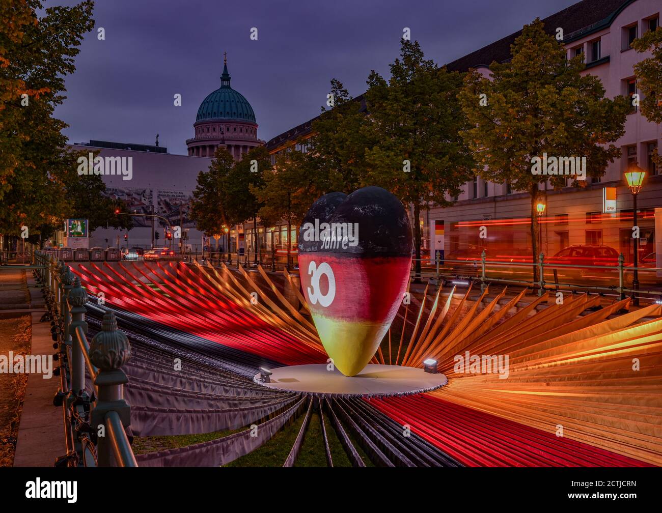 Tag der Deutschen Einheit Celebrations in Potsdam, Germany Stock Photo