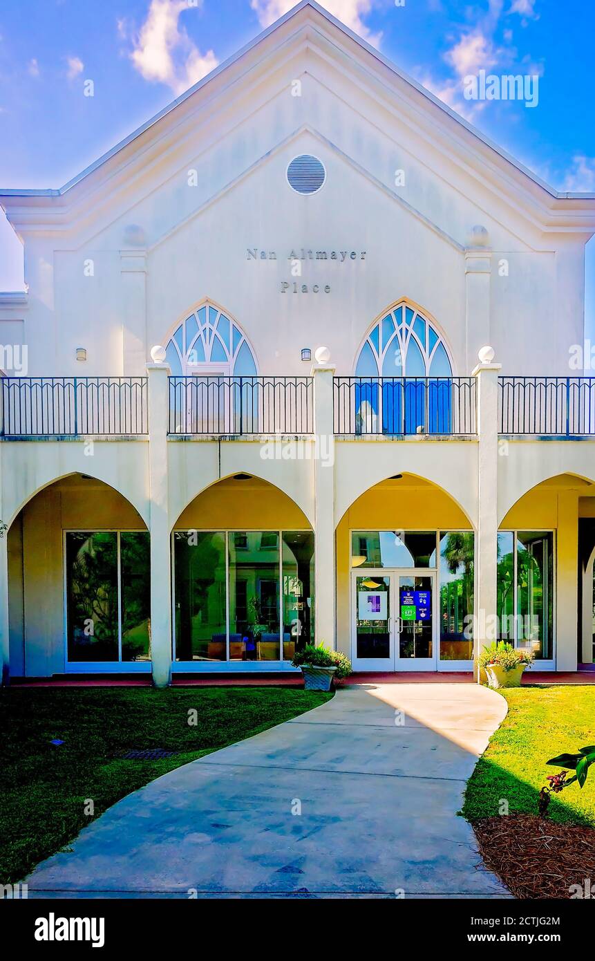 Nan Altmayer Place, which houses the admissions office and president’s office, is pictured at Spring Hill College, Aug. 22, 2020, in Mobile, Alabama. Stock Photo