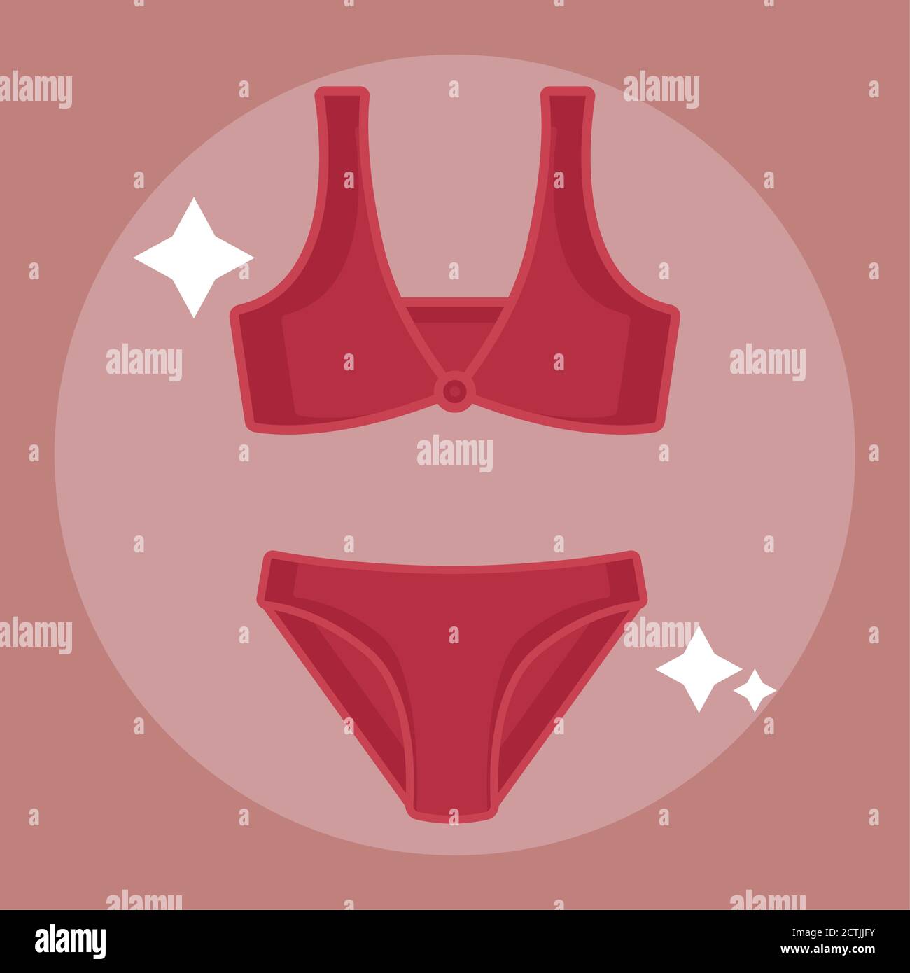 Isolated red swimsuit icon. Cleaning products icon - Vector Stock ...