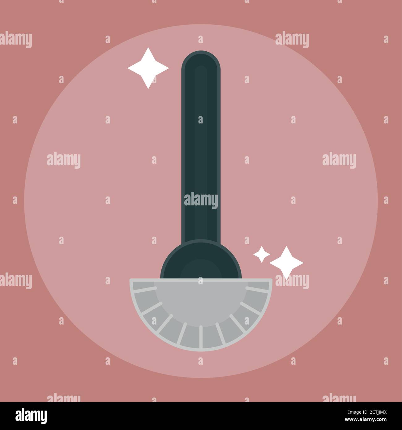 Isolated mop icon. Cleaning products icon - Vector Stock Vector