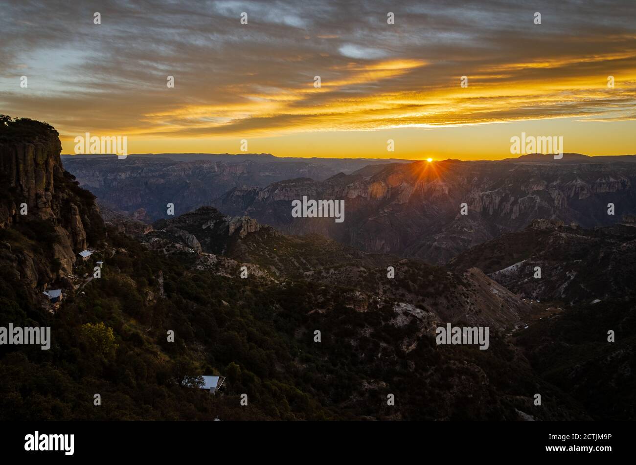 Copper Canyon, Mexico at dawn Stock Photo Alamy